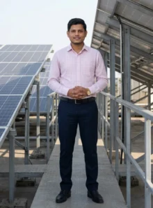 Mr. Ravit Dabhi, Founder and CEO of Shree Hari Solar